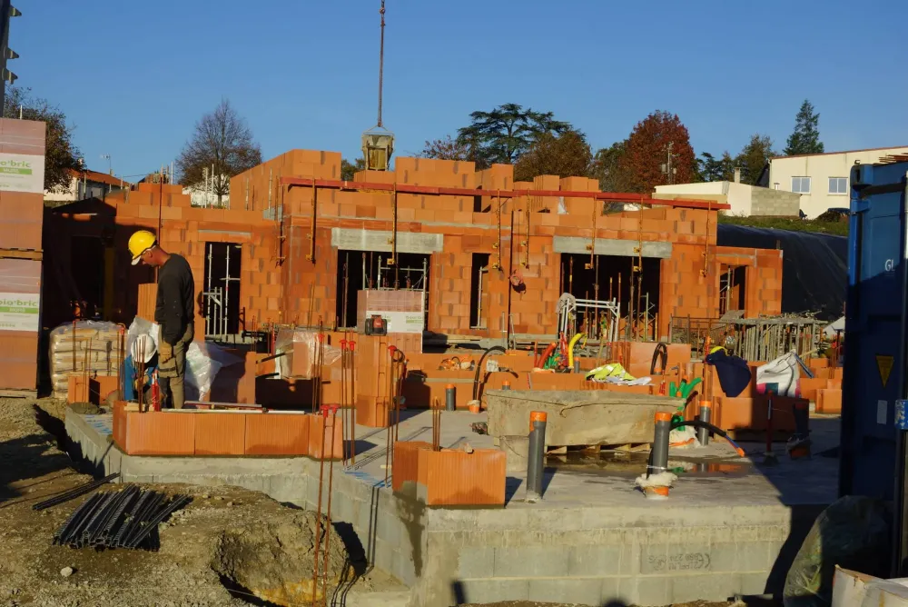 Chantier gros œuvre à Fontenay-le-Comte