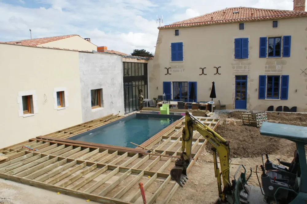 travaux piscine